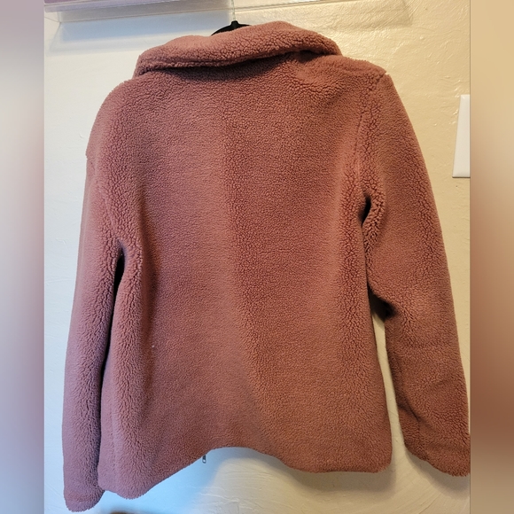 Mauve Teddy Coat - Picture 3 of 3